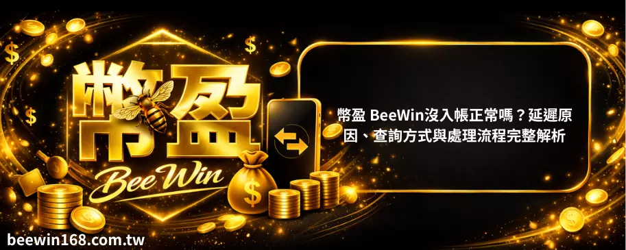 幣盈 BeeWin沒入帳正常嗎？延遲原因、查詢方式與處理流程完整解析