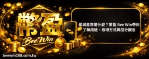 星城星幣是什麼？幣盈 Bee Win帶你了解用途、取得方式與回分觀念